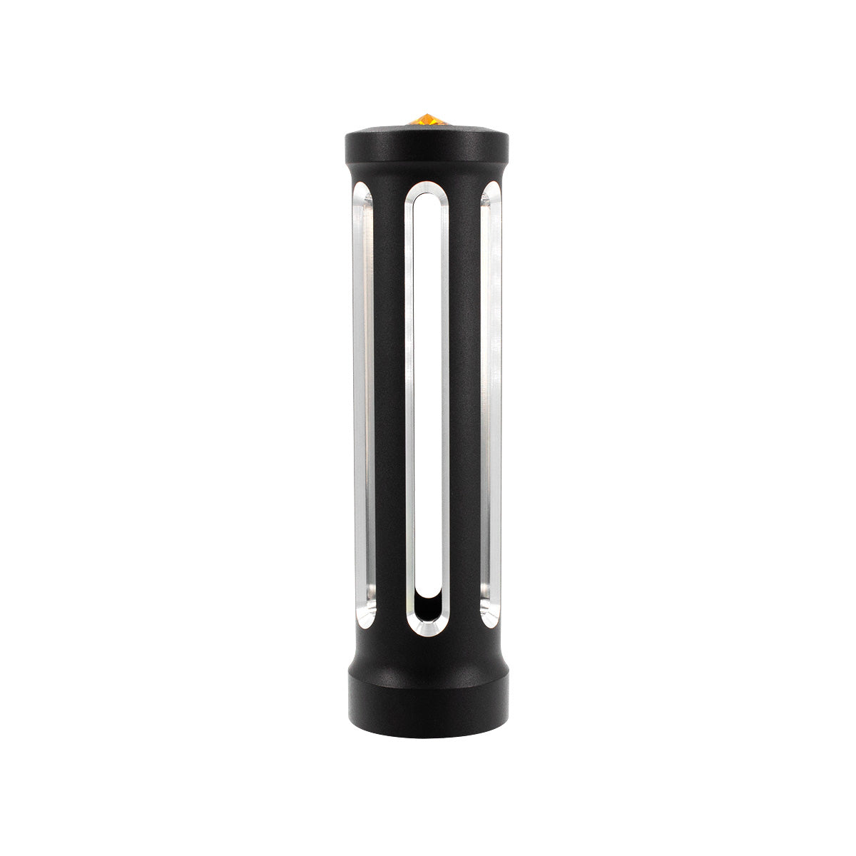 M30X3.5 Thread-On Sonoma Style Gearshift Knob-Amber Crystal/Matte Black