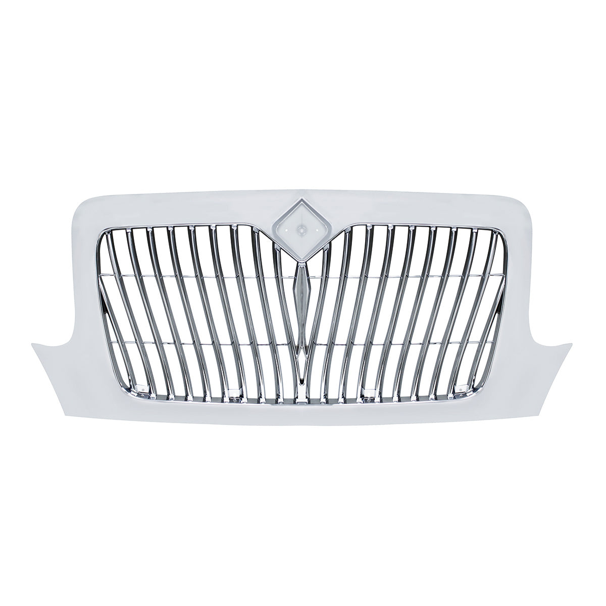 Chrome Grille With Curved Grille Bars For 2002-2018 International Durastar