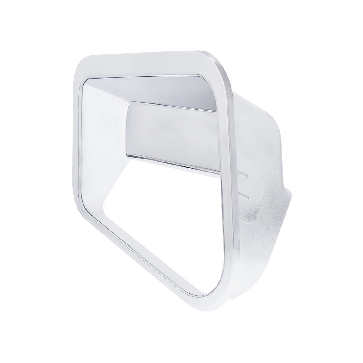 Chrome Plastic Fairing Latch Cover For 2018-2024 Volvo VNL-Passenger Front