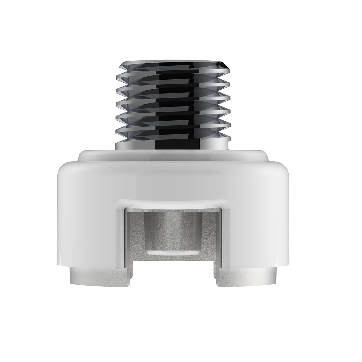 M30X3.5 Thread-On Shift Knob Mounting Adapter For Eaton Fuller Style 13/15/18 Shifter - Pearl White