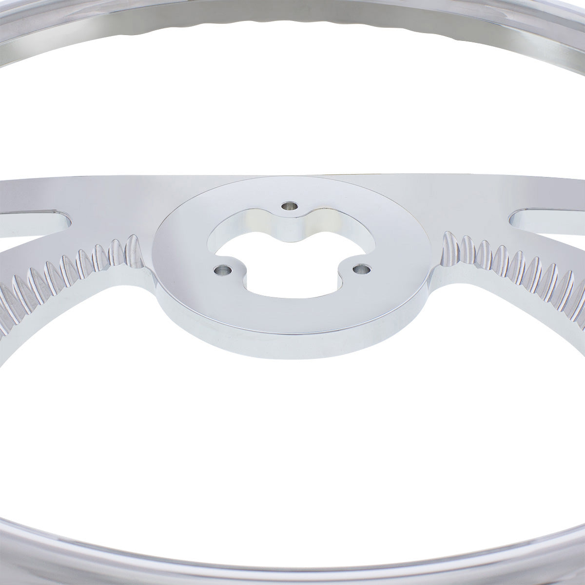 18" Chrome Aluminum "Scorpion" Style Steering Wheel