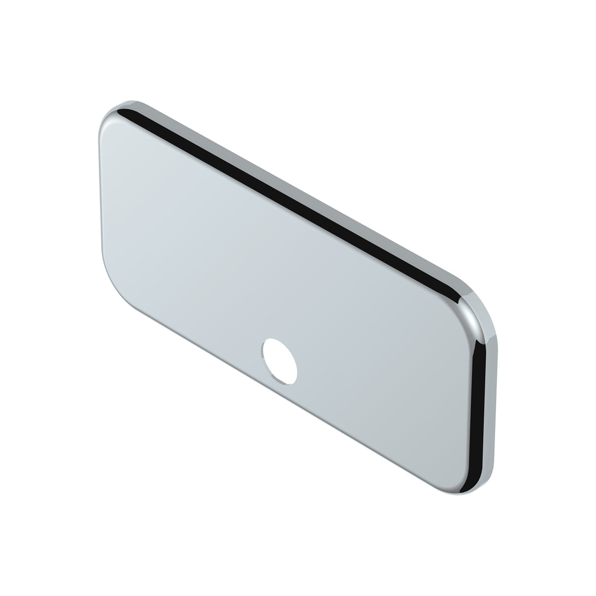 Chrome Plastic Upper Side Storage Door Cover For 2007-2018 Freightliner Cascadia
