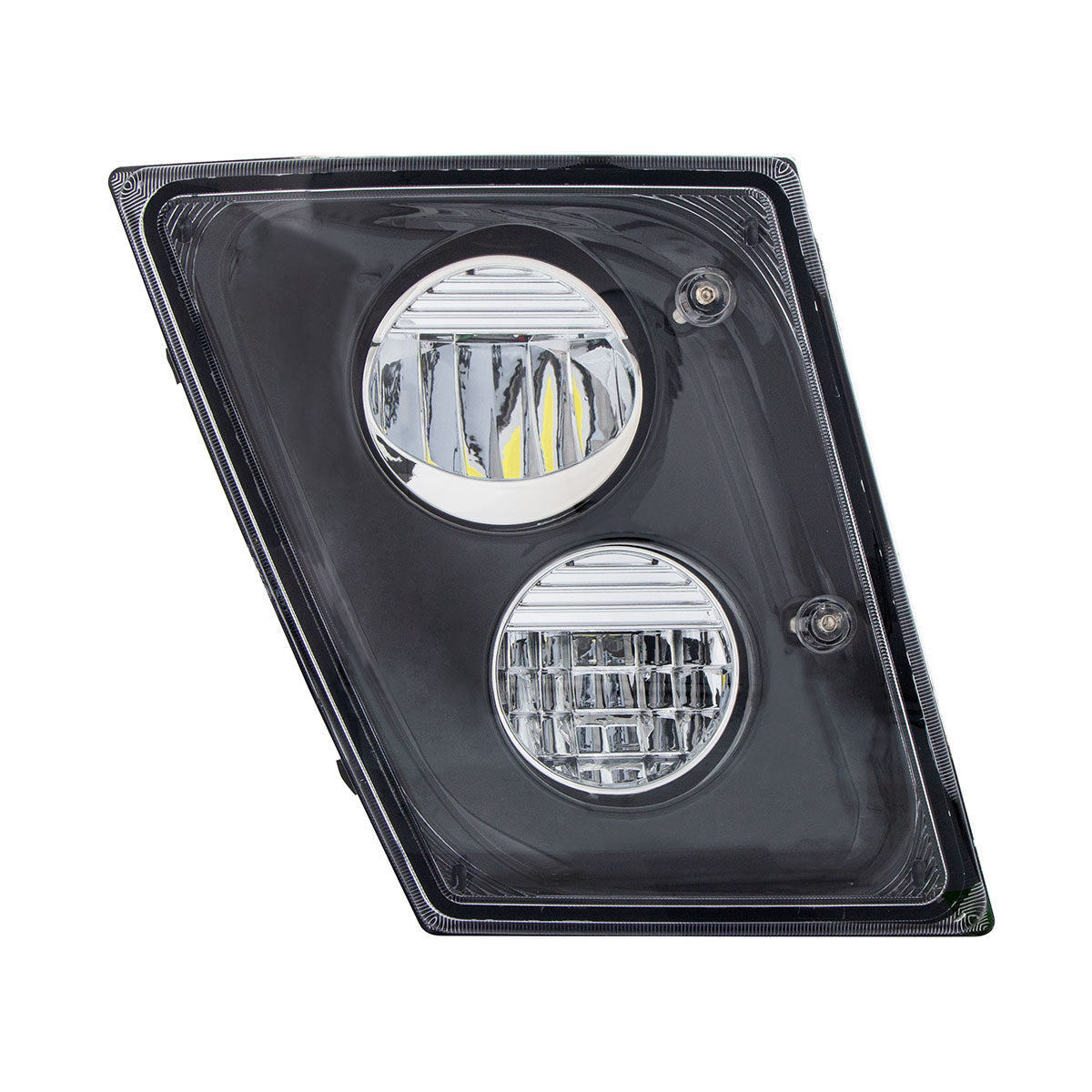 2 High Power LED Black Driving Light & Fog Light For 2003-2017 Volvo VNL - Passenger/Right