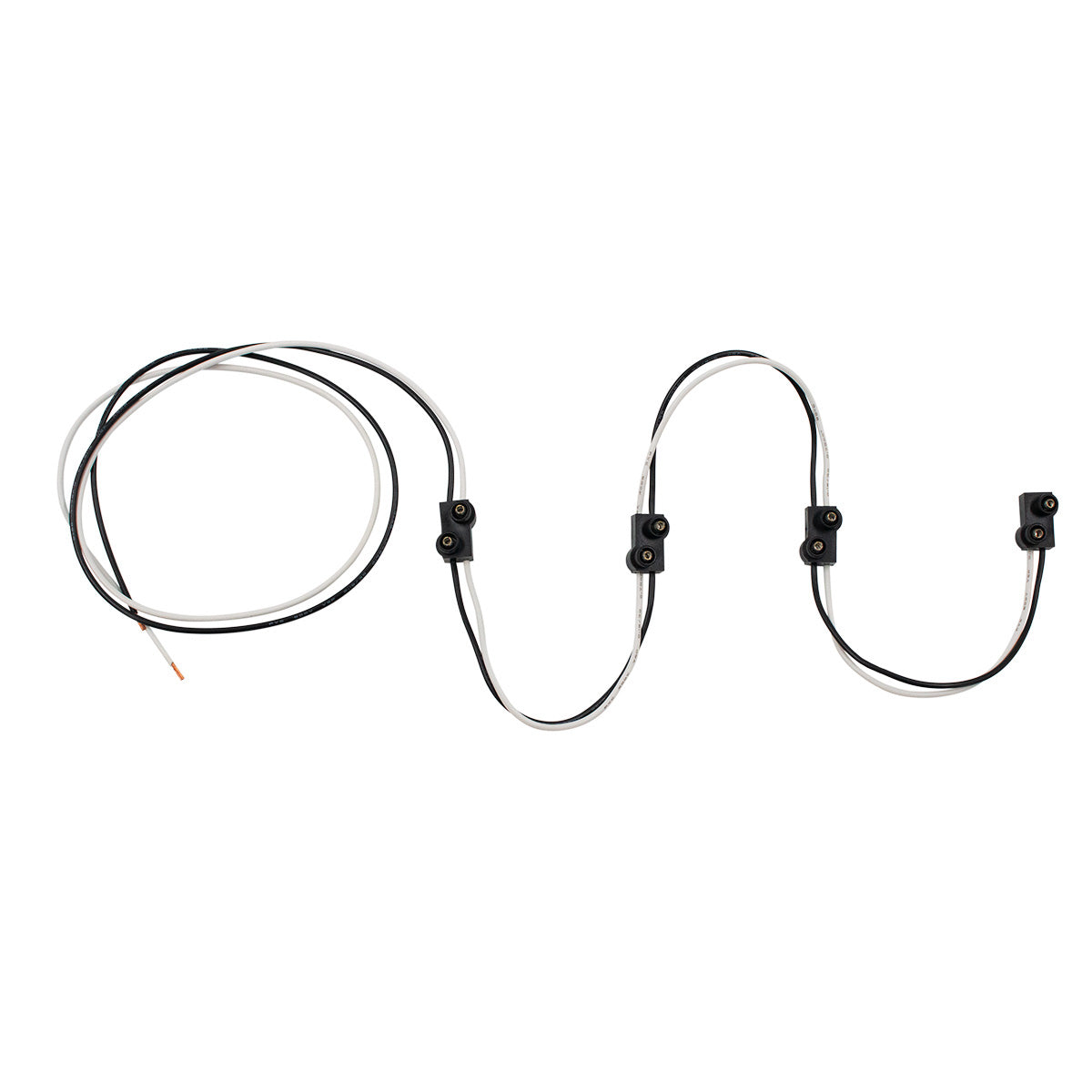 2 Prong Plug Wiring Harness With 4 Plugs & 7" Lead