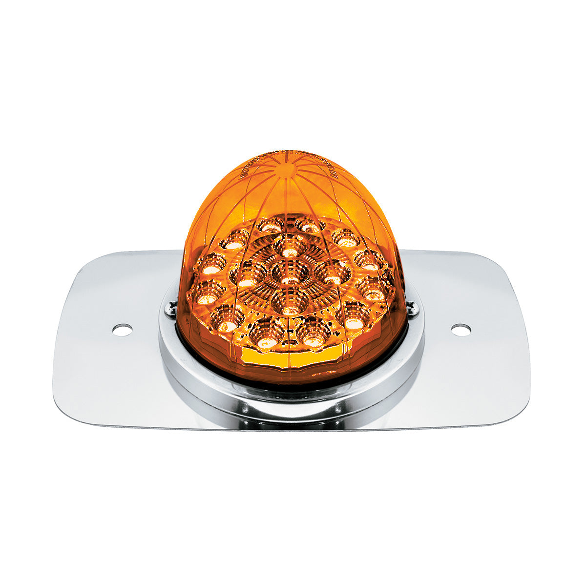 304 SS Turn Signal Light Kit W/ 17 LED Double Fury Watermelon For 2008-2017 FL Cascadia-Amber & Red LED