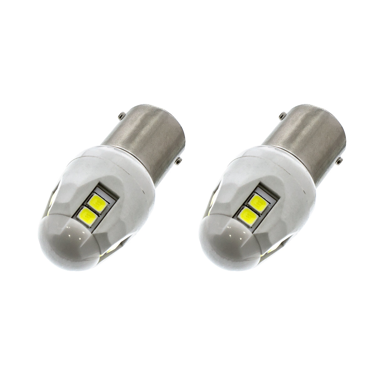 High Power 8 LED 1156 Type Bulb - White (Card of 2)