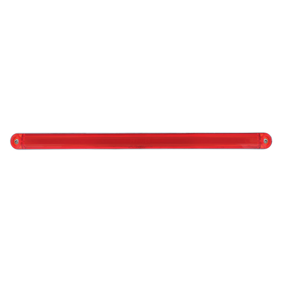 24 LED Dual Function 12" GloLight Bar With Bezel - Red LED/Red Lens