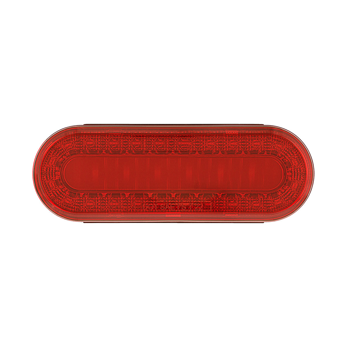 30 LED 6" Oval Lumos Light I-Series (Stop, Turn & Tail) - Red LED/Red Lens