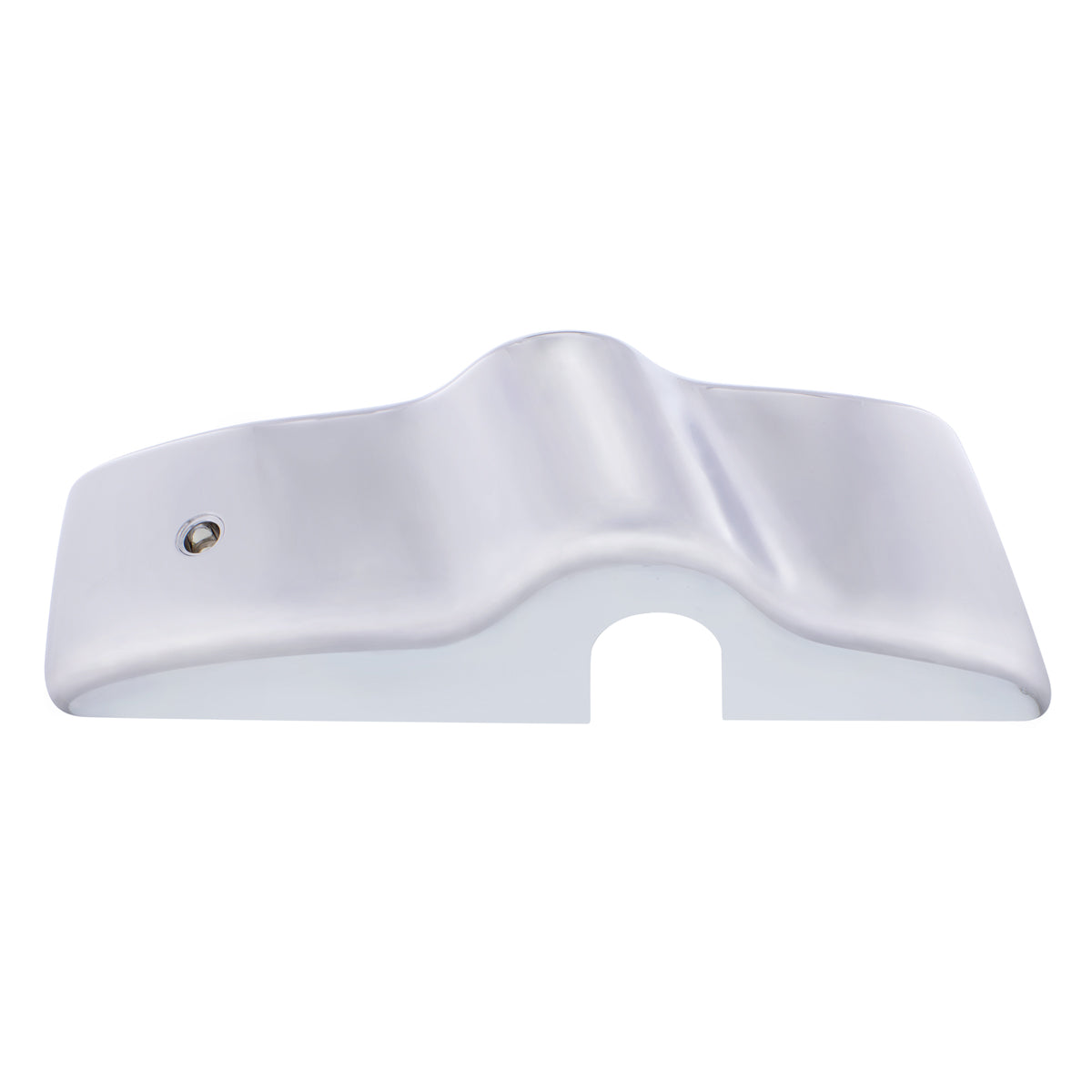 Chrome Plastic Bottom Mirror Post Cover For 1996-2010 Freightliner Century - Passenger
