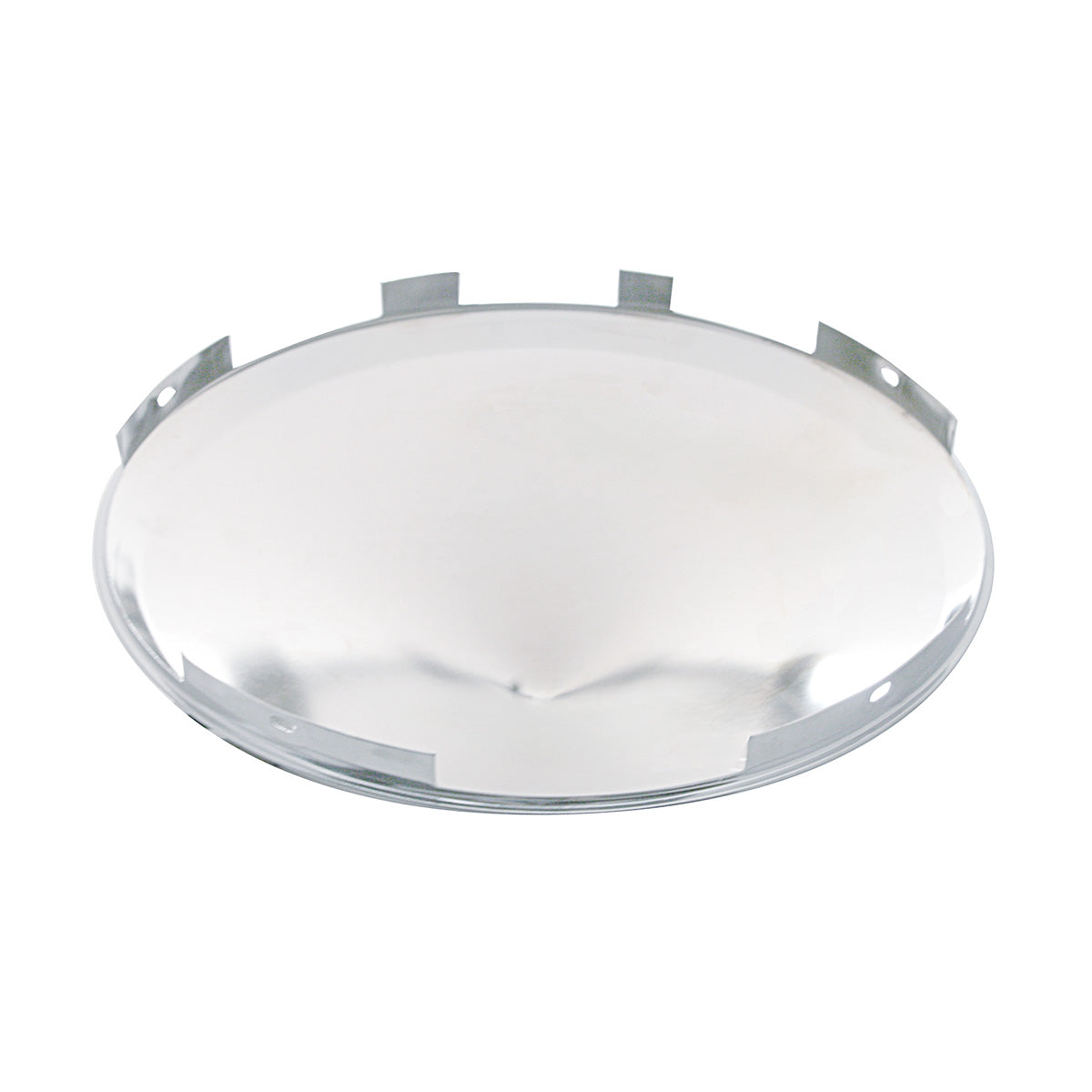 Universal Chrome Pointed Front Hubcap - 7/16" Lip