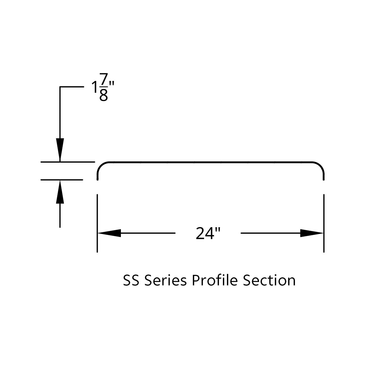 120" 430 Stainless Steel (16ga) Roll Formed Edge Smooth Full Fender 54" Spread - SS Series (Pair)