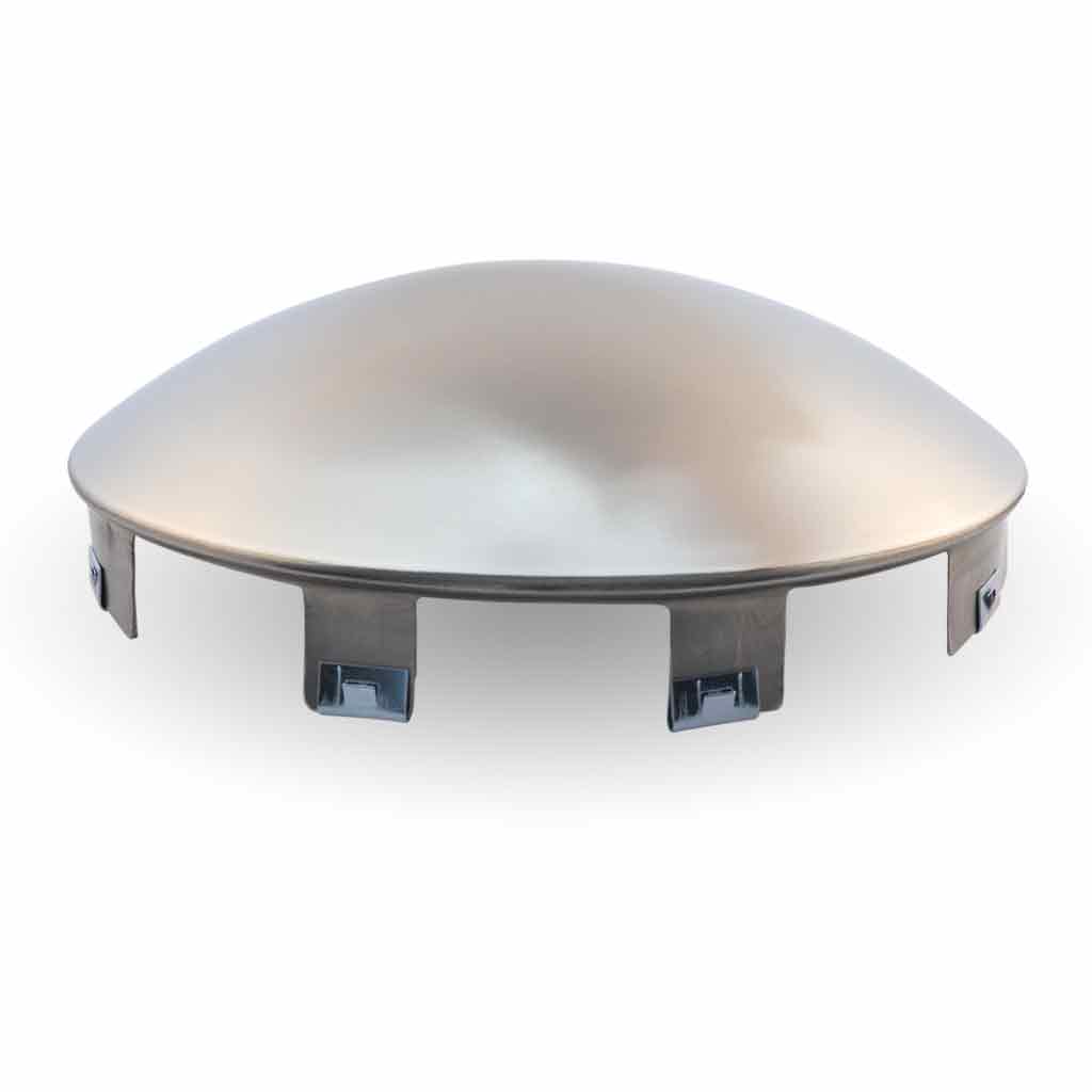 Stainless Steel Front Universal Hubcap with 4 Notches