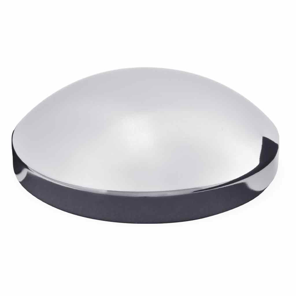 8 1/4" Diameter Chrome Metal Rear "Dome" Hubcap