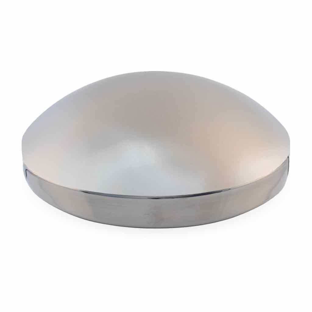 8" Diameter Stainless Steel Rear "Dome" Hubcap