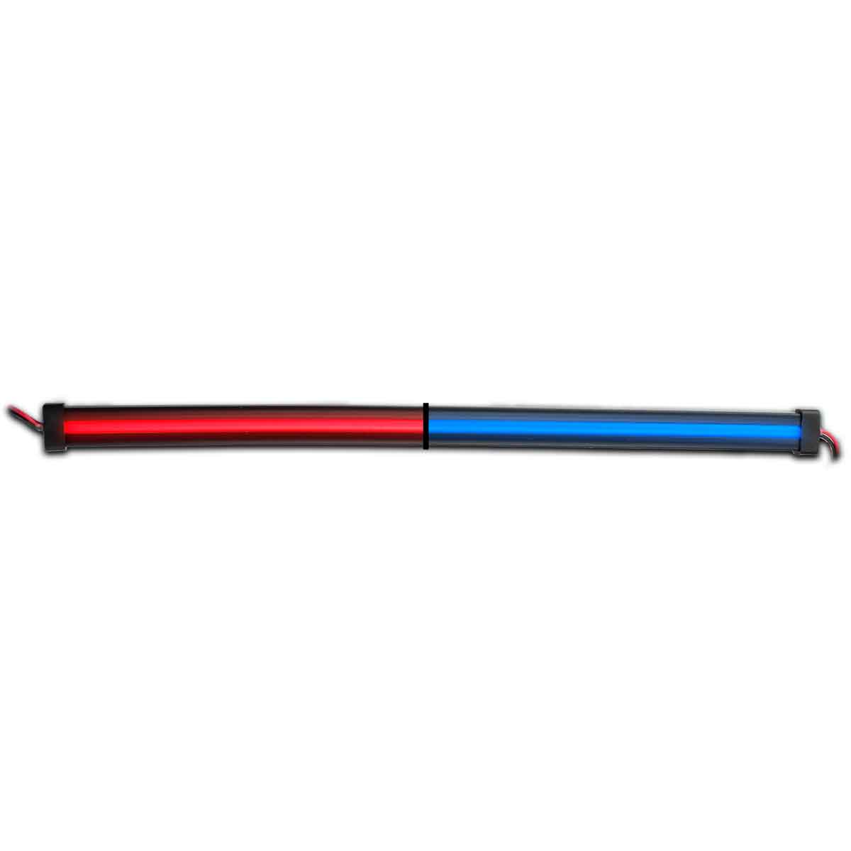 12" Glow Series Dual Strip Light - Center Shine - Red/Blue