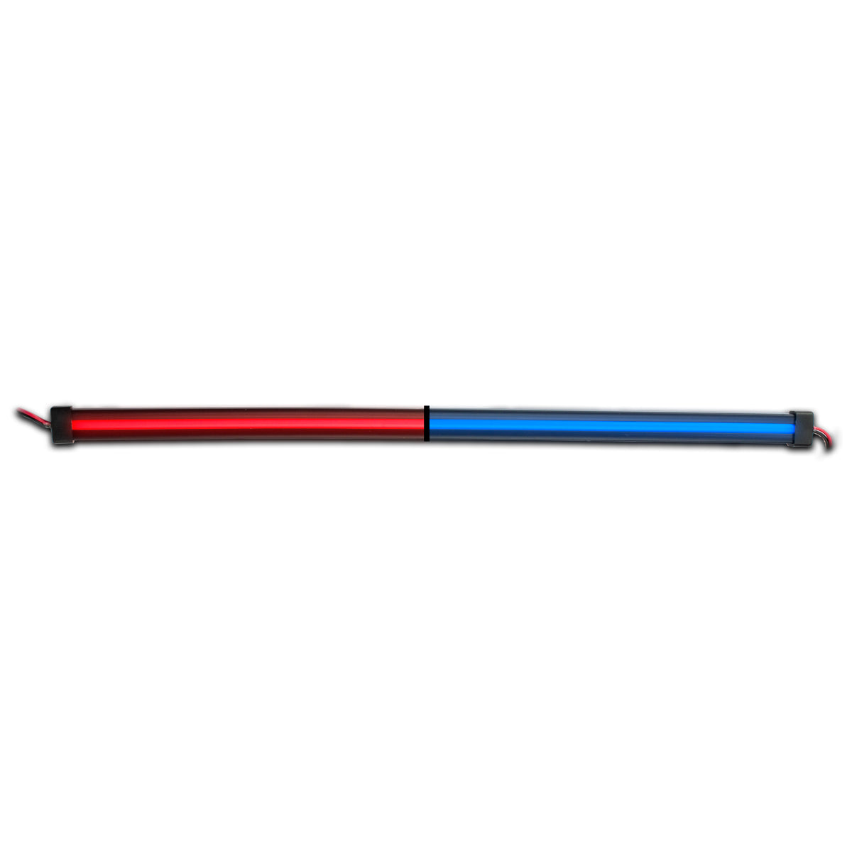 24" Glow Series Dual Strip Light - Center Shine - Red/Blue