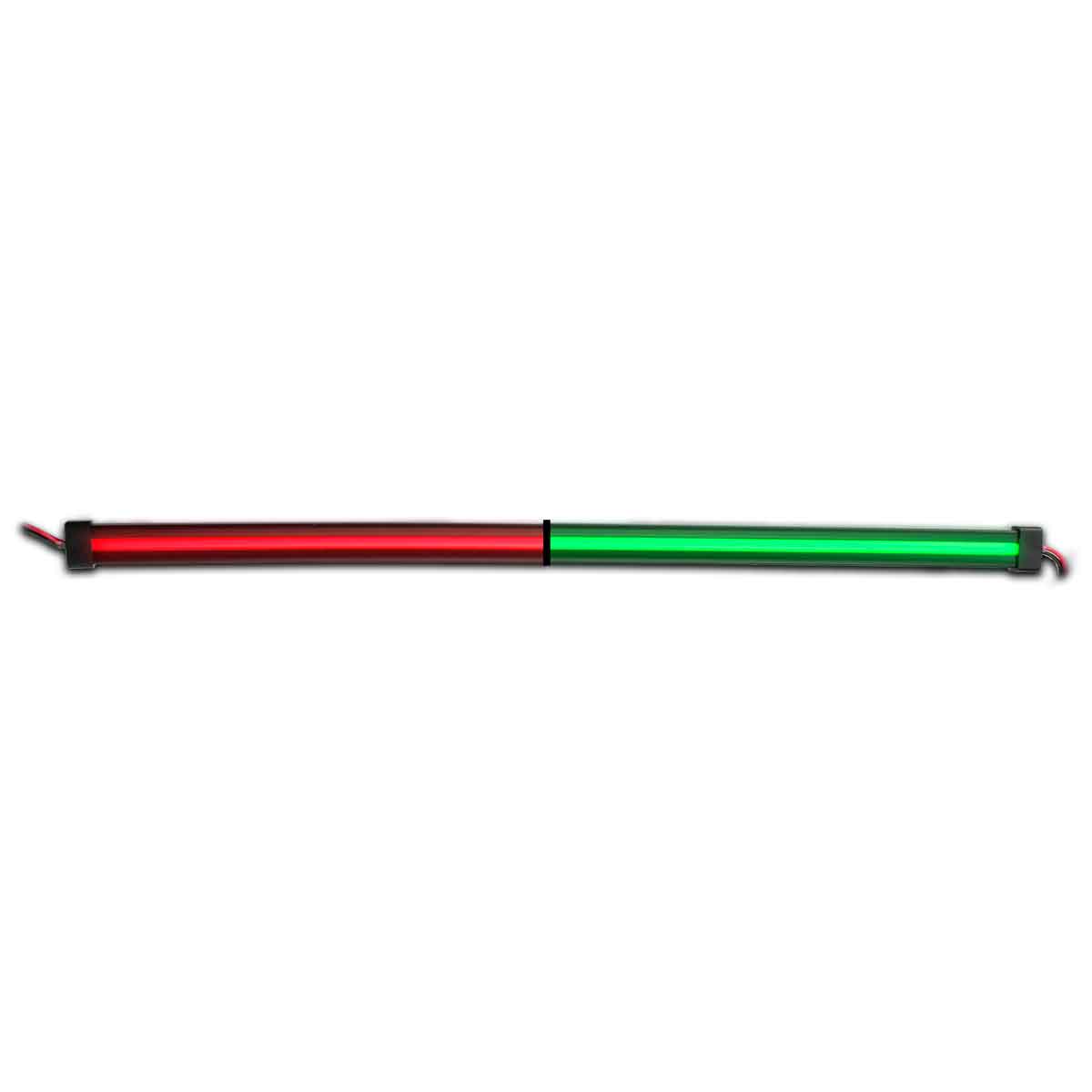 24" Glow Series Dual Strip Light - Center Shine - Red/Green