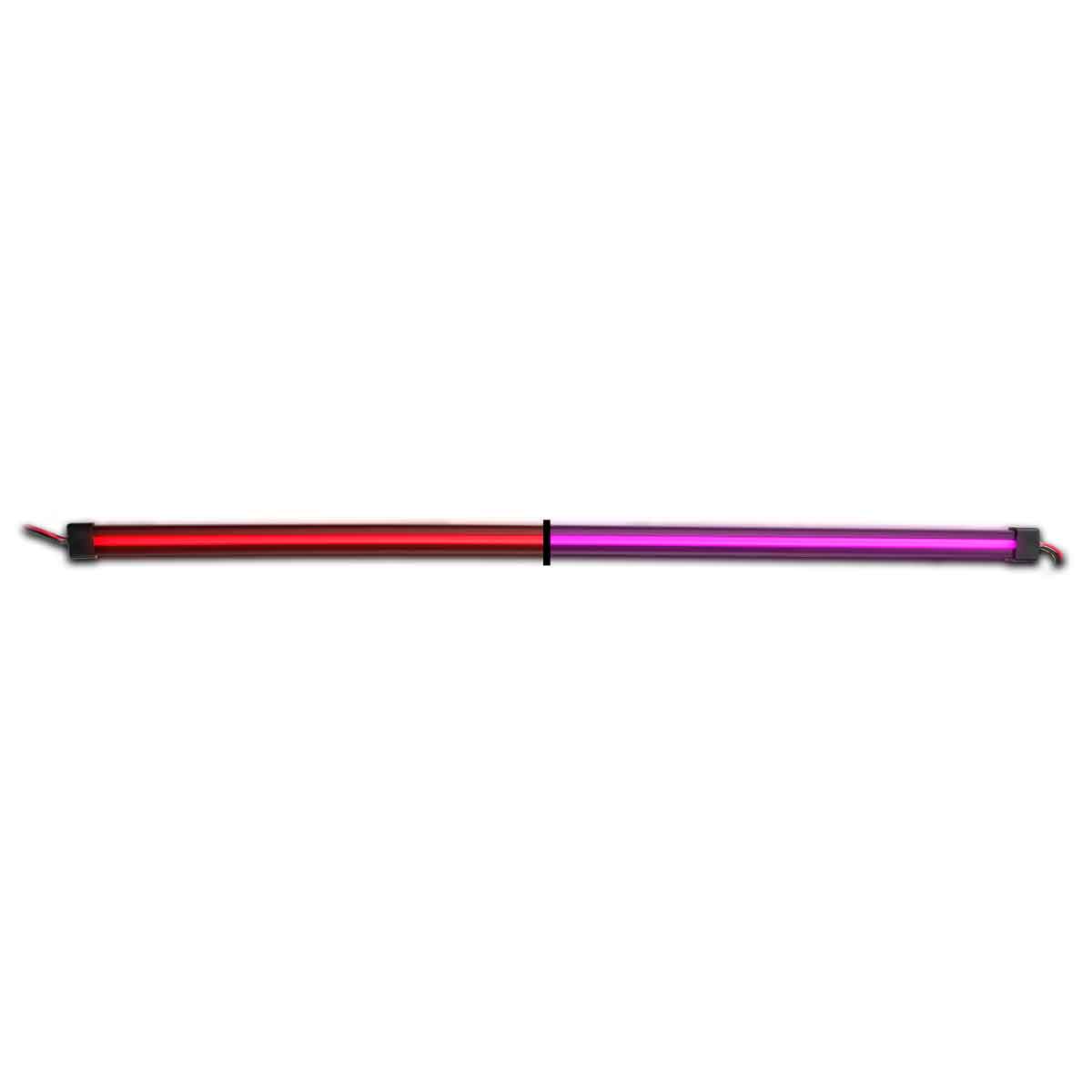 48" Glow Series Dual Strip Light - Center Shine - Red/Purple