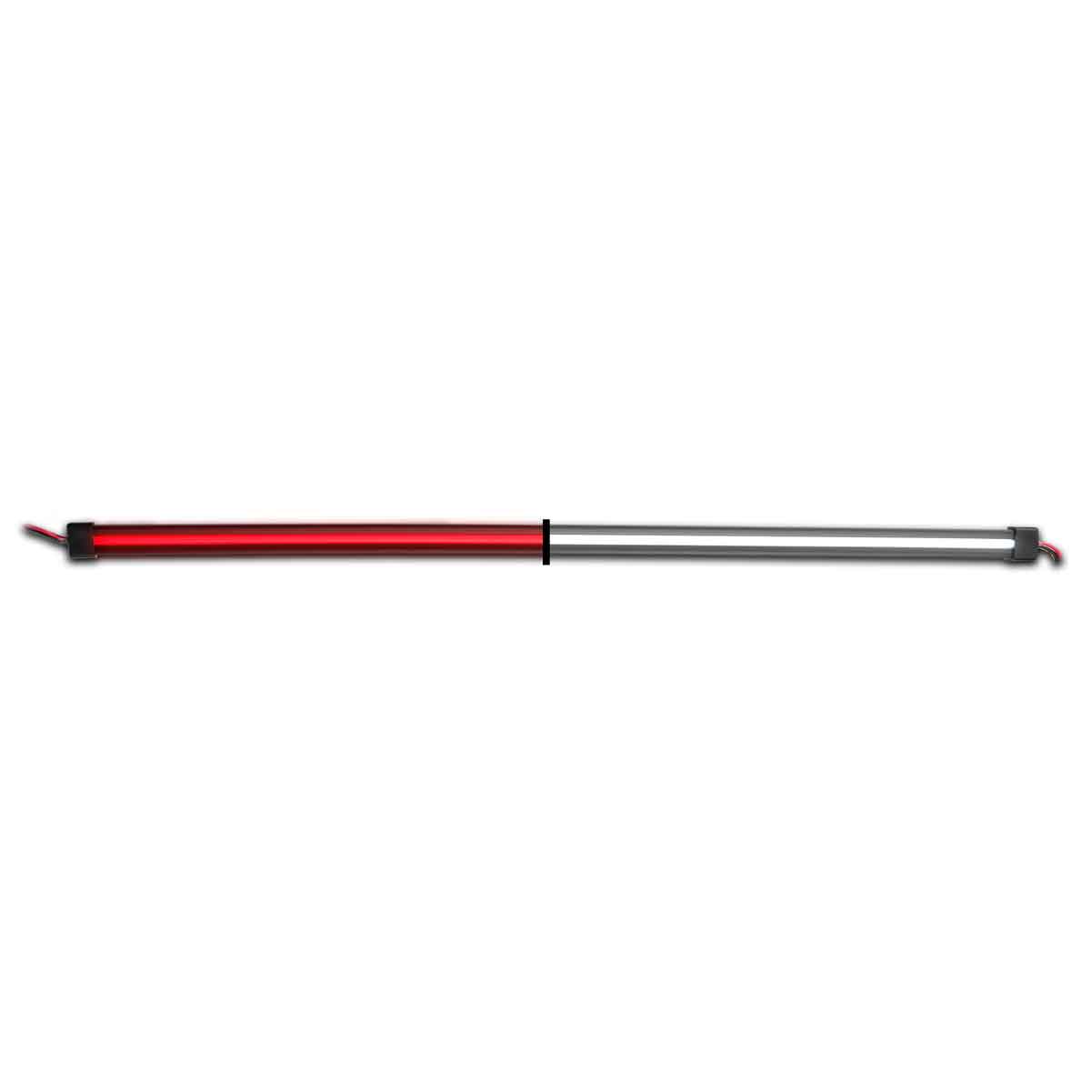 48" Glow Series Dual Strip Light - Center Shine - Red/White