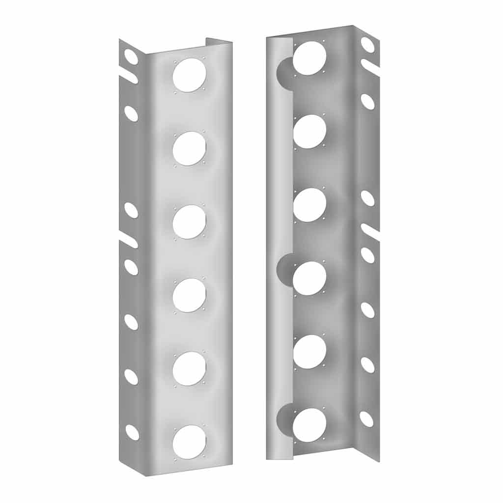 PET. 13" / 15" Front Air Cleaner Kit - 12 Slotted Holes