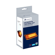 35 LED Sequential Turn Signal Light For 2018-2025 Freightliner Cascadia - Passenger - Amber LED/Amber Lens