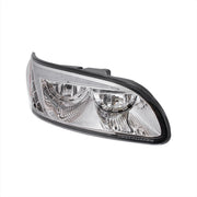 Chrome LED Headlight With Color Changing Position Light Bar For Peterbilt 386 (2005-2015) & 387 (1999-2010) - Passenger