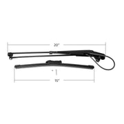 Wiper Arm Assembly With Wiper Blade For 2007-2020 Kenworth W900-Passenger