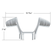 Plastic Trim For United Pacific YourGrip Peterbilt 579/Kenworth T680 Steering Wheel - Chrome