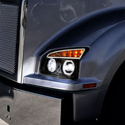 Blackout 11 LED Headlight For 2015-2024 Kenworth T880-Driver