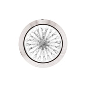 4 LED 1-1/8" Watermelon Double Fury Light With Clear Lens (Clearance/Marker) - Amber & White LED