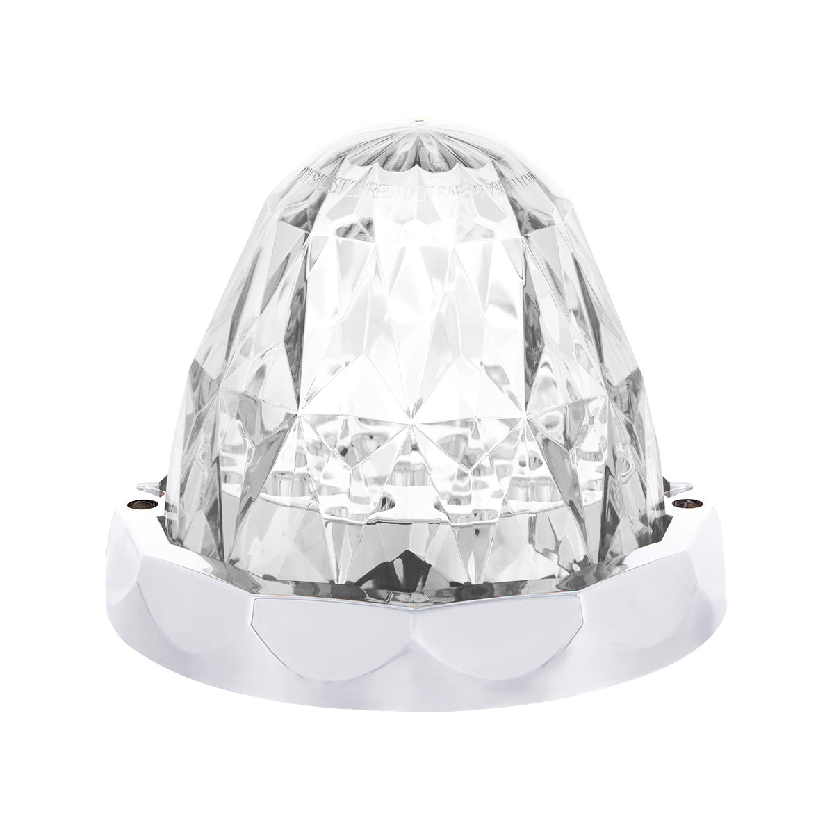 Double Fury 19 LED Dual Function Crystal Watermelon Light Kit With Bezel-Red & Green LED/Clear Lens