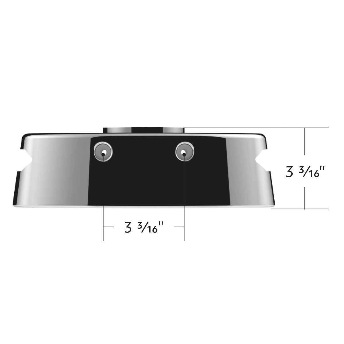 Chrome Plastic Upper Steering Column Cover For 2002-2005 Kenworth W900/T800/T600/T300