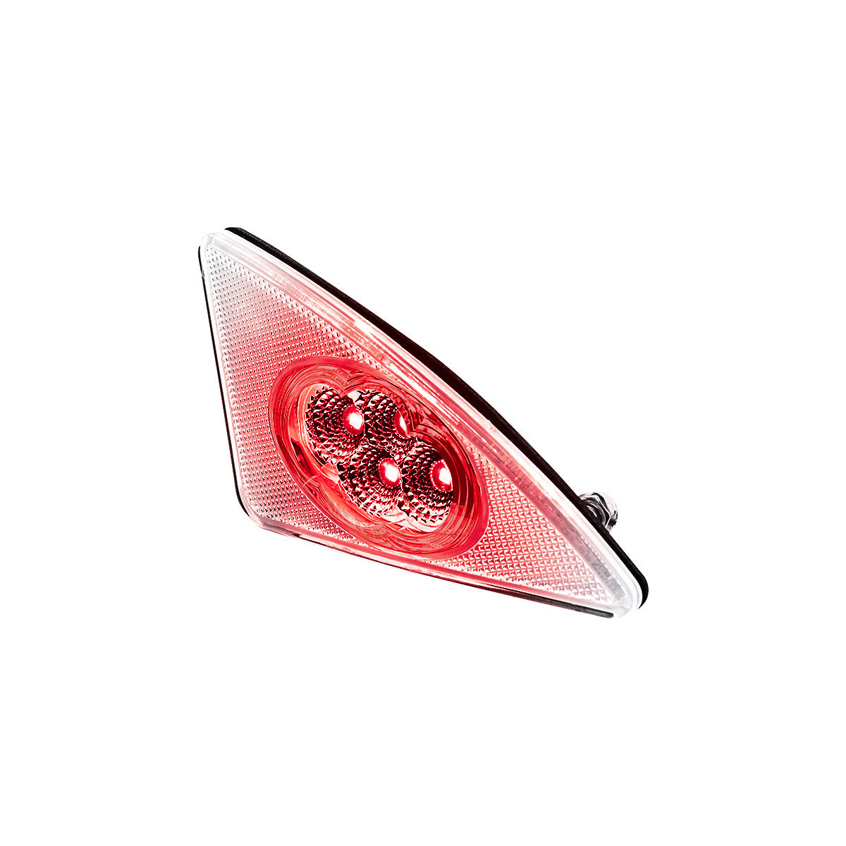 Double Fury 4 LED Fender Signal Light For 2008-2017 Kenworth T660-Amber & Red LED, Driver