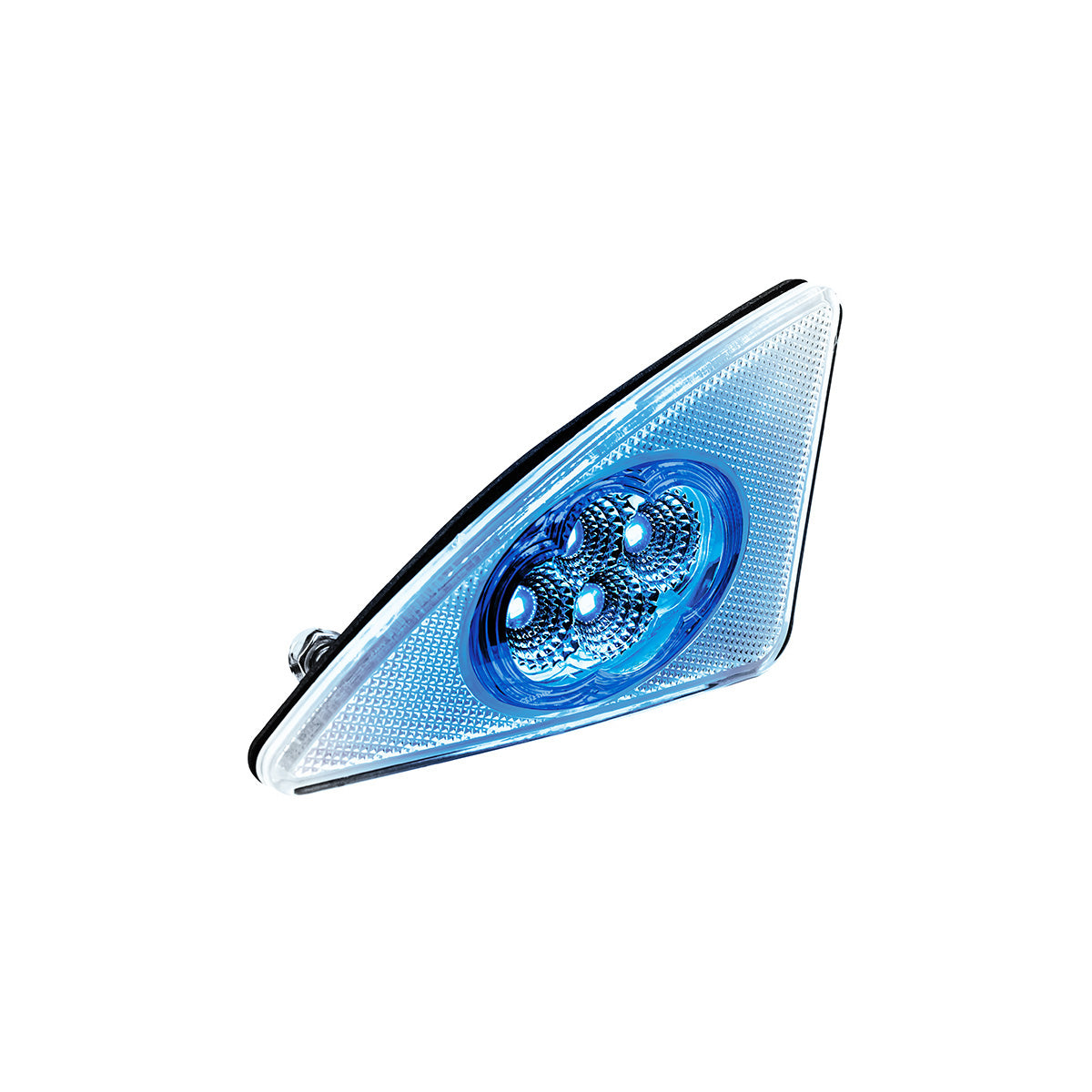 Double Fury 4 LED Fender Signal Light For 2008-2017 Kenworth T660-Amber & Blue LED, Passenger