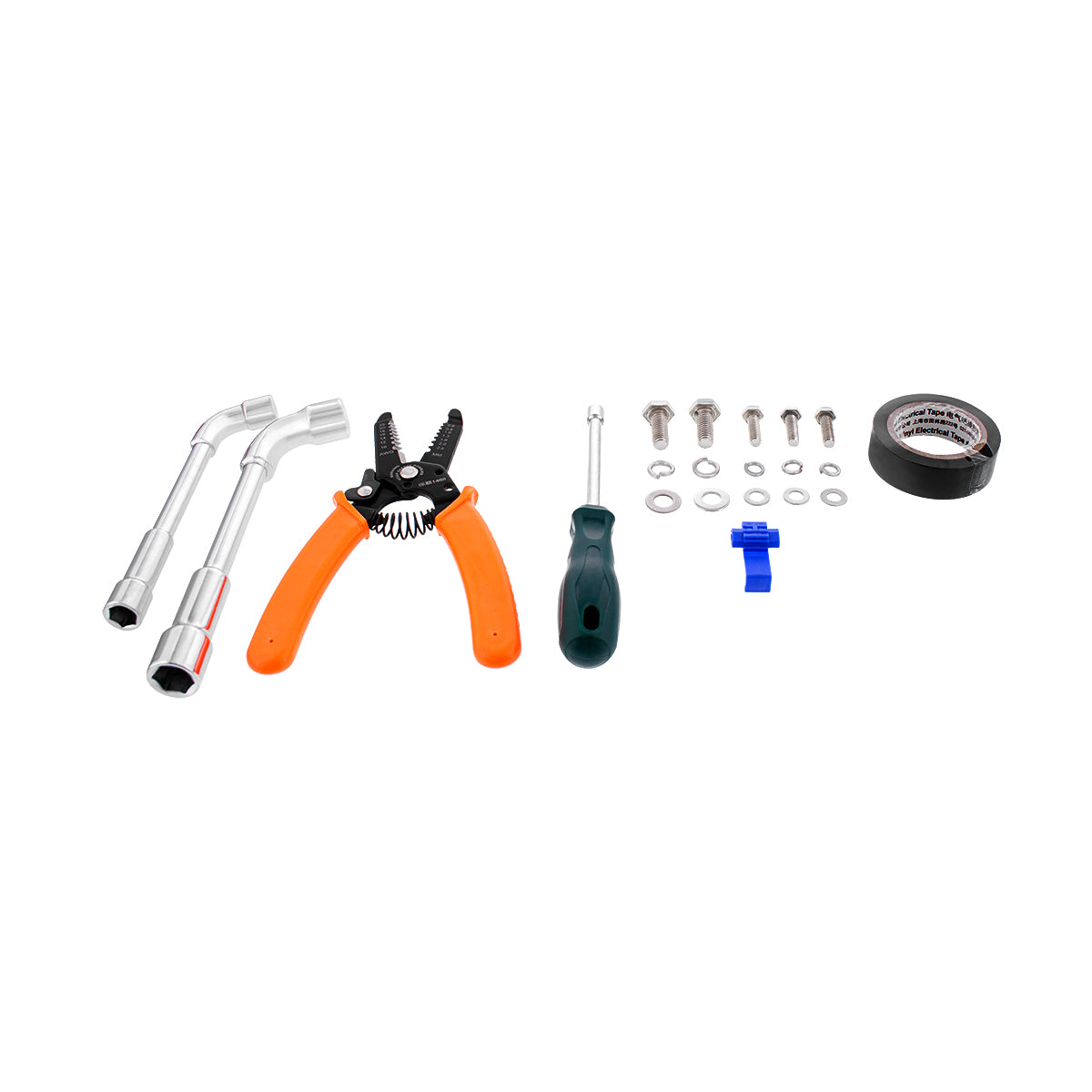 High Power LED Chrome Projection Headlight Assembly With Mounting Arm & Turn Signal - Driver