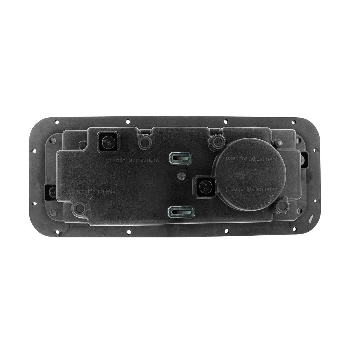High Power LED Chrome Projection Headlight Assembly With Mounting Arm & Turn Signal - Driver