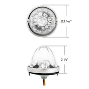 Double Fury 4 LED Glass Watermelon Light Kit-Amber & Purple LED