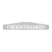 4" X 24" Chrome Freightshaker Bottom Mud Flap Plate - Bolt Thru