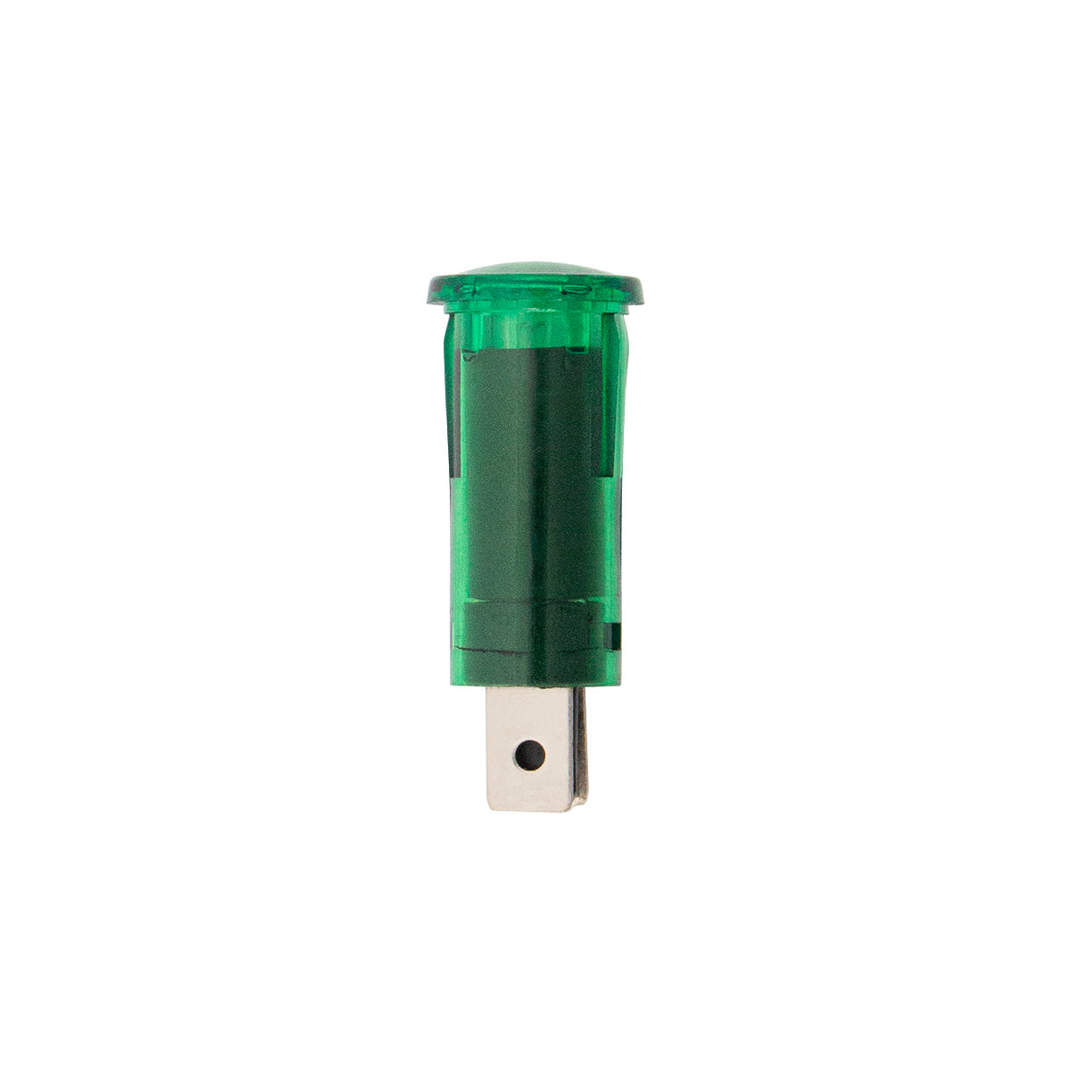 Green Warning Light 16 Amp 12V w/2 Lucar Terminals, 1 Pc.