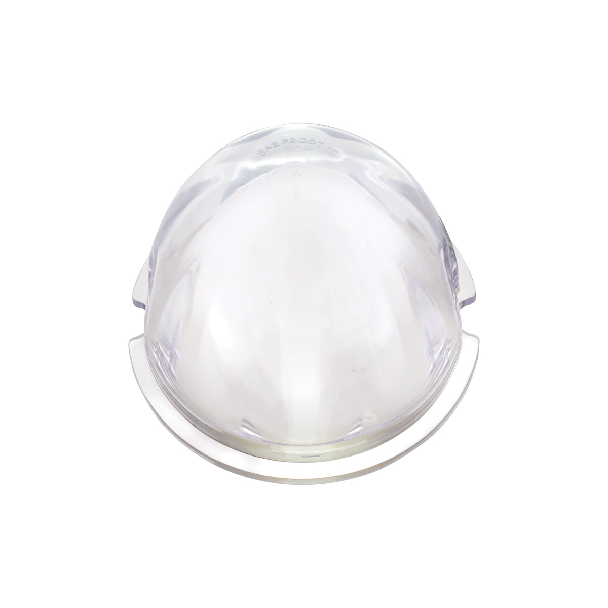 9 LED Dual Function GloLight Watermelon Cab/Auxiliary Light - Amber LED/Clear Lens (Bulk)