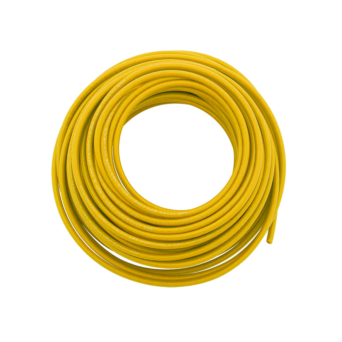 Primary Wire - Rated 80°C 18 AWG, Yellow 30 Ft.