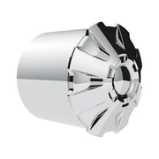 Rubicon Rear Axle Cover Kit With 33mm Thread-On Nut Covers-Chrome