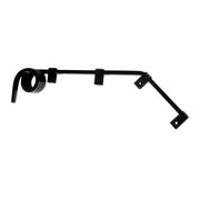 Black Angled Mud Flap Hangers - 3 Coils (Pair)