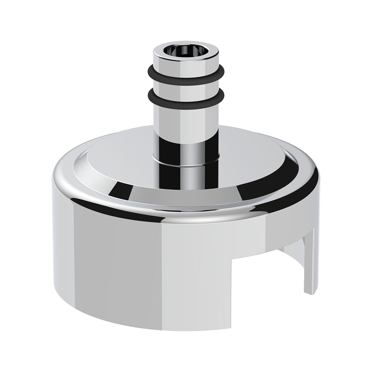 7/16" Top Gearshift Mounting Adapter For Eaton-Fuller 13/15/18 Speed Shifters - Chrome (Bulk)