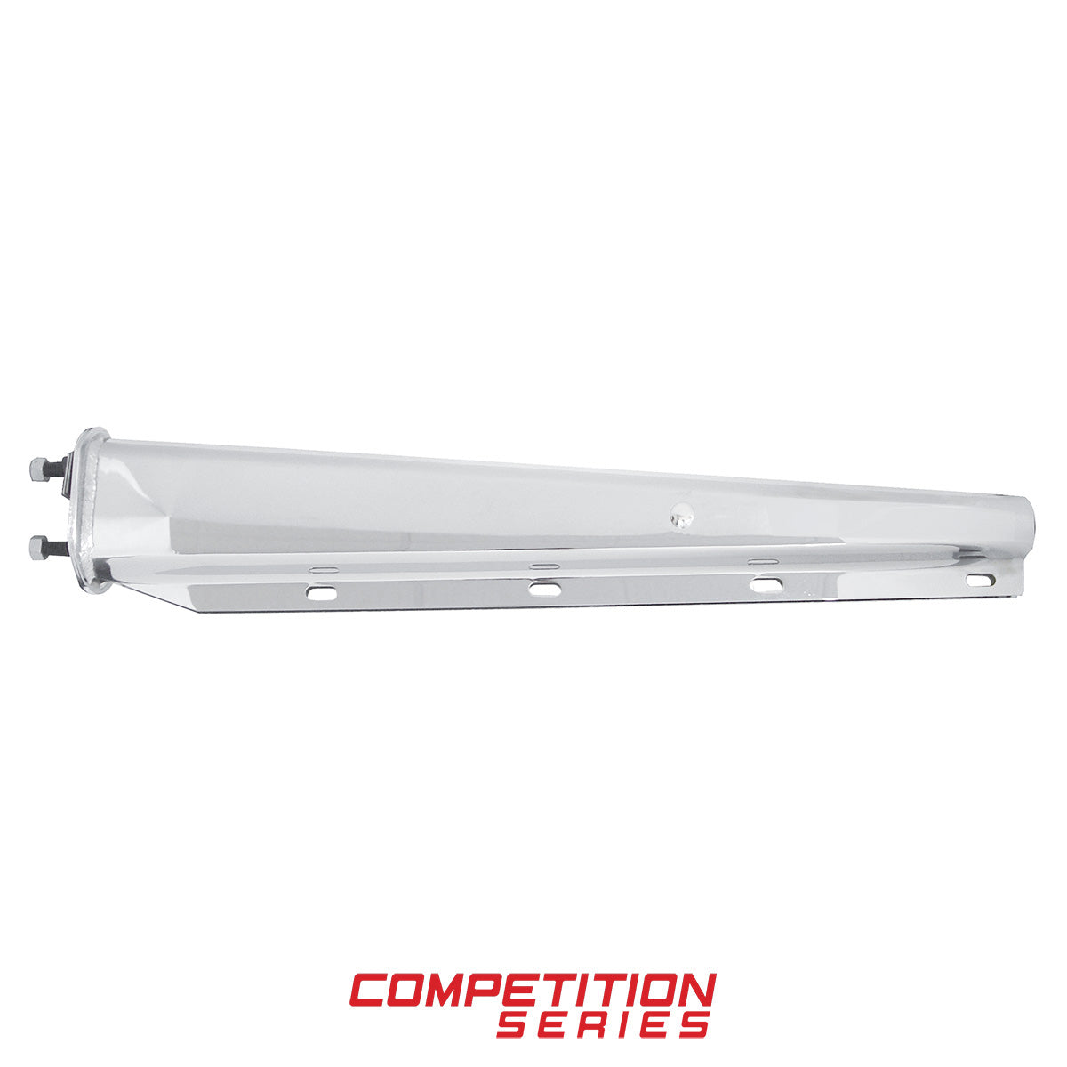 30" Chrome Heavy Duty Mud Flap Hangers - 2.5" Bolt Pattern - Competition Series (Pair)
