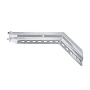 30" Stainless 45-Degree Angled Heavy Duty Mud Flap Hangers - 2.5" Bolt Pattern (Pair)