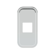 Peterbilt Stainless Steel Shift Plate Cover - 4-7/8" x 4-13/16" Opening
