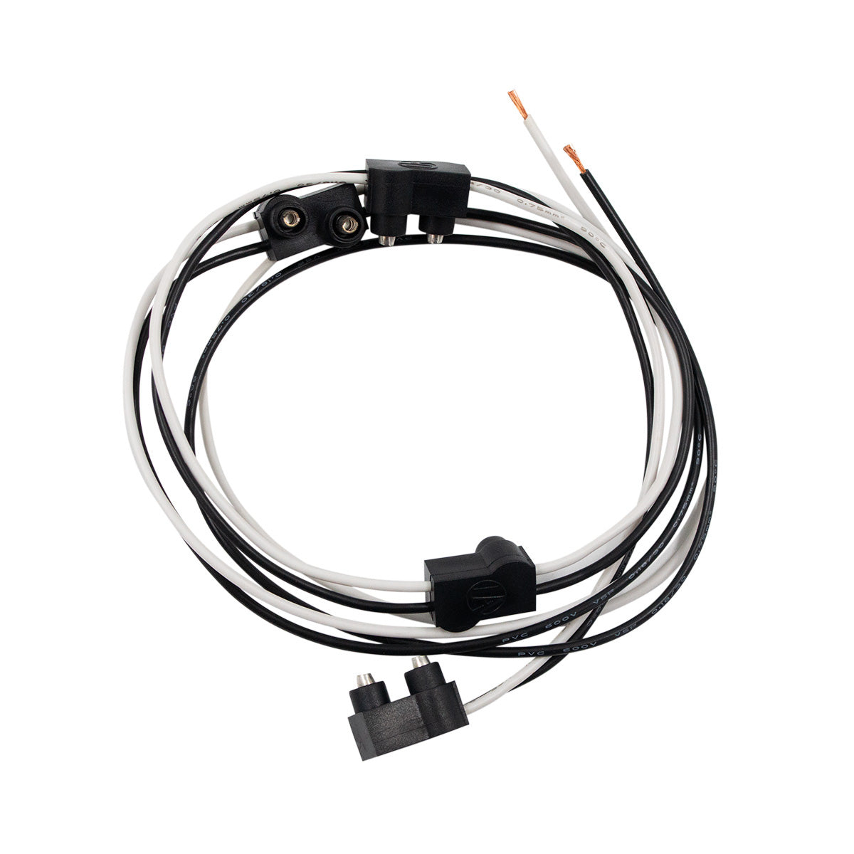 2 Prong Plug Wiring Harness With 4 Plugs & 7" Lead