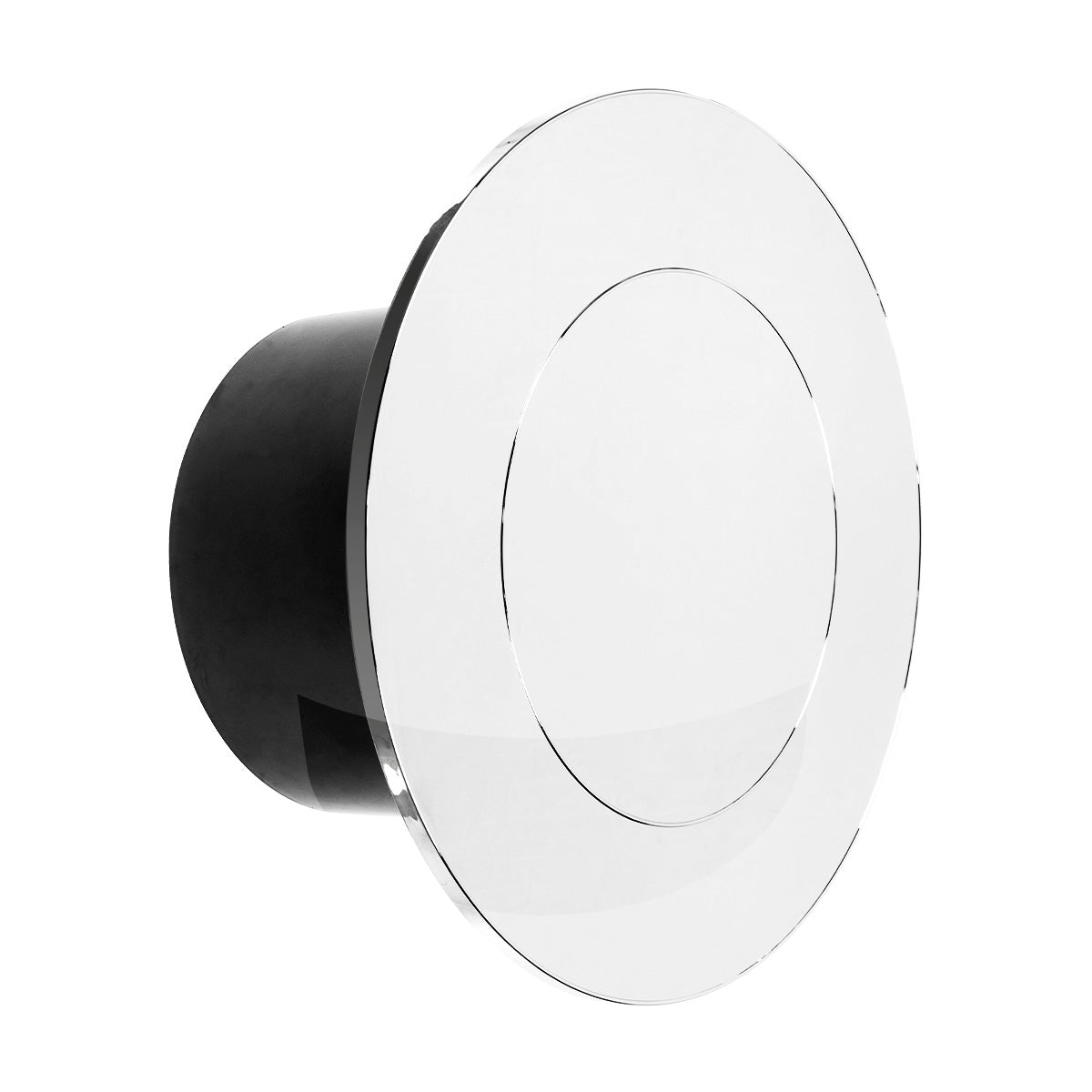 Flat Aero Rear Axle Cover Kit - Chrome