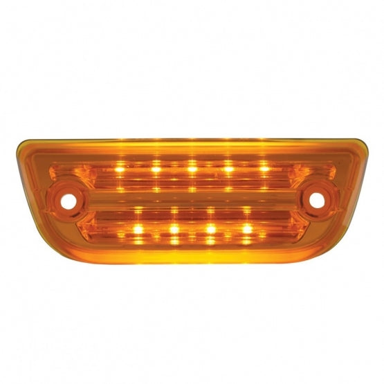 9 LED Cab Light For Peterbilt 579 & Kenworth T680/T770/T880- Amber LED/Amber Lens